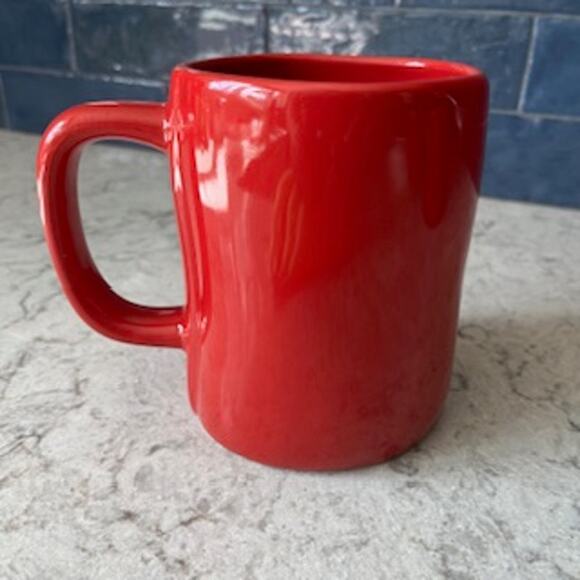Rae Dunn HIS & HERS Mug Set - Red/White - Picture 10 of 12